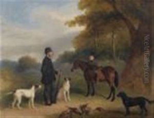 Mr Bickley And His Dogs by Claude Lorraine Ferneley
