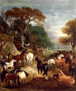 Horses In A Landscape Horses In A Landscape