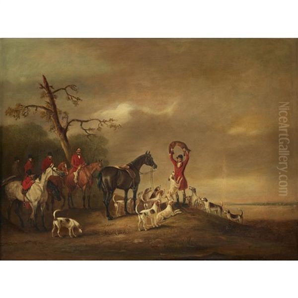 The Quorn Hounds With Sir Harry Goodrich And George Mountford - view 1