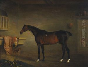 The Bay Easton In His Stable by John E. Ferneley