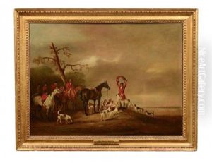 The Quorn Hounds With Sir Harry Goodrich And George Mountford