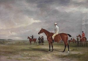 Clinker With Captain Horatio Ross Up, Radical With Captain Douglas Up And Other Horses Beyond
