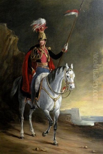 Portrait Of Captain Henry Ferguson, The 9th Lancers - view 1