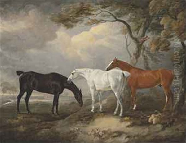 Hunters Of Robert Henry, Lord Herbert, Later 12th Earl Of Pembroke And 9th Earl Of Montgomery - view 1