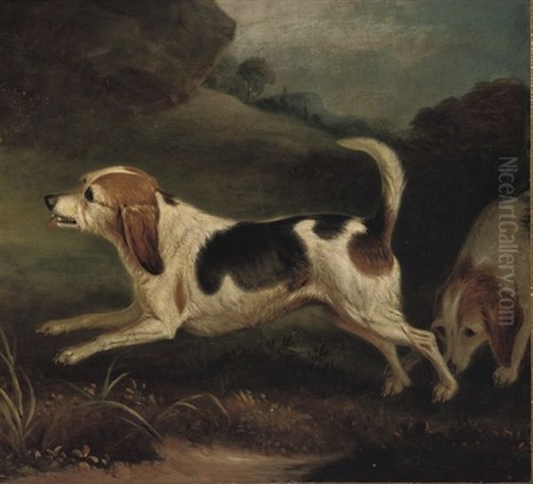 A Beagle In A Landscape - view 1