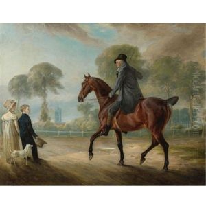 The Reverend Dr. Ford On His Chestnut Hunter The Reverend Dr. Ford On His Chestnut Hunter