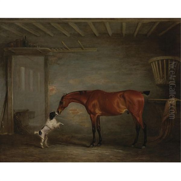 Hunter With Poodle - view 1