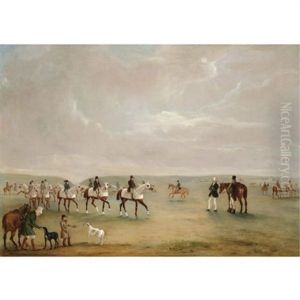 Training At Newmarket by John E. Ferneley
