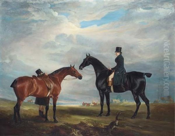 Frank Hall Standish With The Quorn Hunt - view 1