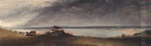 A View Across A Bay, (tom Culver Bay, Isle Of Wight?) A View Across A Bay, (tom Culver Bay, Isle Of Wight?)