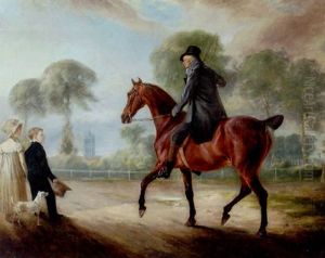 The Reverend Dr. Ford On His Chestnut Hunter