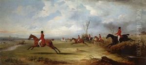 Squire Wormald With A Hunt In Full Cry by John E. Ferneley