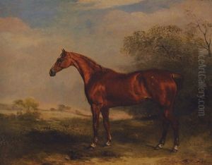 Captain Hampson's Favourite Hunter, In A Landscape Captain Hampson's Favourite Hunter, In A Landscape