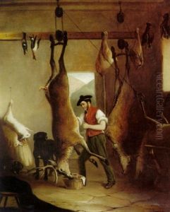 The Game Larder At Mar Lodge by John E. Ferneley