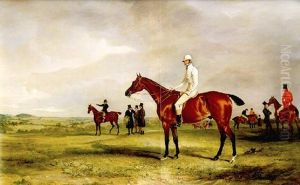 Captain Horatio Ross On "clinker" With Lord Kennedy's "radical" Ridden By Captain Douglas Beyond by John E. Ferneley