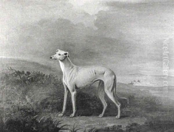 A Greyhound In A Landscape - view 1