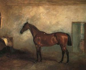 Lady Middleton's Hunter 'benedict' In A Stable by John E. Ferneley