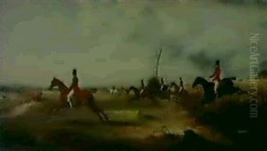Henry Wormald With The Raby Hunt, Bedale Club In The North  Riding Yorkshire
