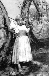 A Young Girl In The Woods A Young Girl In The Woods