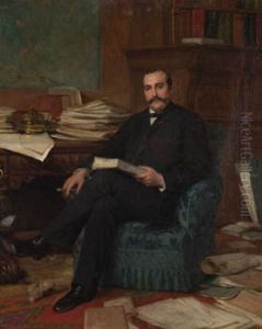 Retrato Caballero by Bernardo Ferrandiz Y Badenes