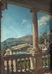 Balconada Monasterio Escorial by Alejandro Ferrant Y Fischermans