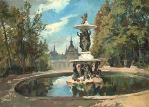 Fuente Palacio De La Granja De San Ildefonso by Alejandro Ferrant Y Fischermans