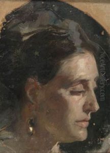 Cabeza De Mujer by Alejandro Ferrant Y Fischermans
