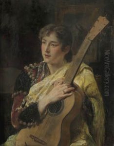 Mujer Con Guitarra