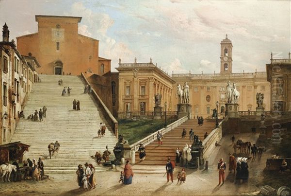 Vue Du Capitole, Rome - view 1
