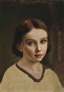 Elisa Ferrari, Daughter Of The Artist by Carlo Ferrari