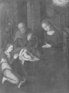 Nativita Con Un Angelo