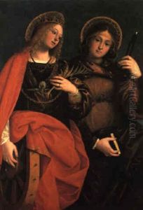 Santa Caterina D'alessandria E Santa Apollonia