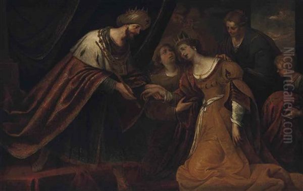 Esther Before Ahasuerus - view 1