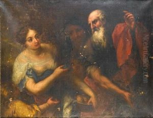 The Banishment Of Hagar by Giovanni Andrea de Ferrari