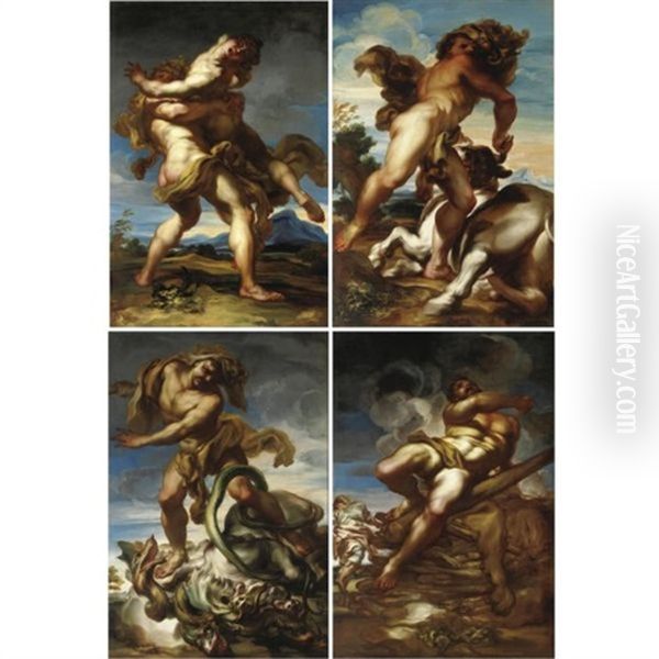Ercole E Anteo (+ 3 Others; Set Of 4) - view 1