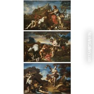 Perseo E Andromeda (+ 2 Others; Set Of 3) by Gregorio de Ferrari