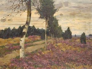 Heidelandschaft by Teodoro Wolf Ferrari
