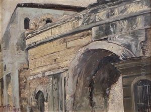 Porta Pretoria Dopo I Resatauri by Carlo Ferrario