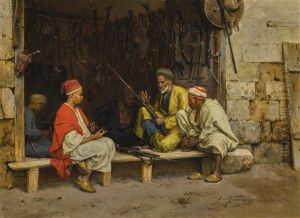 The Armourer"s Shop by Arthur von Ferraris
