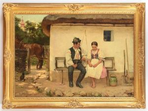 An Afternoon Respite by Arthur von Ferraris