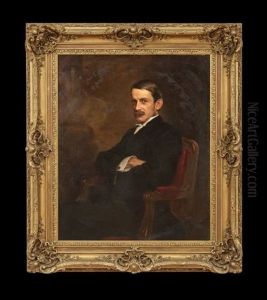 Portrait Of Edward Morse Shepard by Arthur von Ferraris