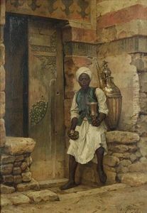 A Nubian Boy by Arthur von Ferraris