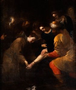 Orazio De Ferrari Das Wunder Des Heiligen Antonius Von Padua by Orazio Ferraro