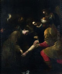 Le Miracle De Saint Antoine De Padoue by Orazio Ferraro