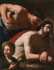 Die Verspottung Christi by Orazio Ferraro