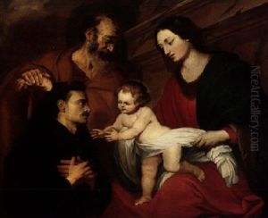 The Holy Family With A Donor