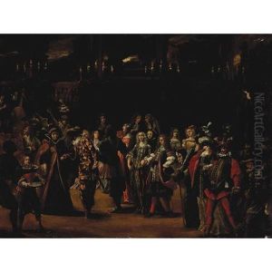 The Masquerade Ball by Giovanni Domenico Ferretti