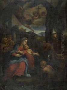 Madonna Mit Kind Und Johannesknaben Madonna Mit Kind Und Johannesknaben