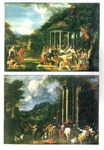 Le Sacrifice De Xenophon A Diane Au Temple D'ephese by Ciro Ferri