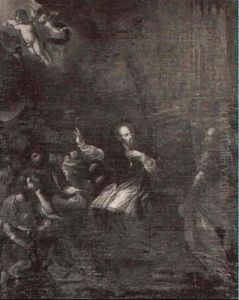 Saint Filippo Neri Prechant by Ciro Ferri